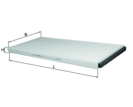 Filter, interior air LA 62 Mahle