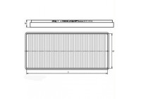 Filter, interior air LA 74 Mahle