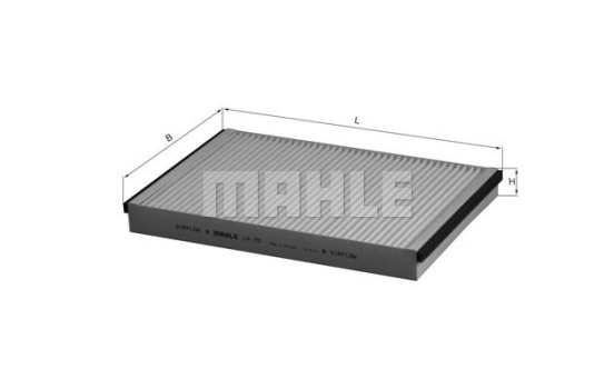 Filter, interior air LA 75 Mahle