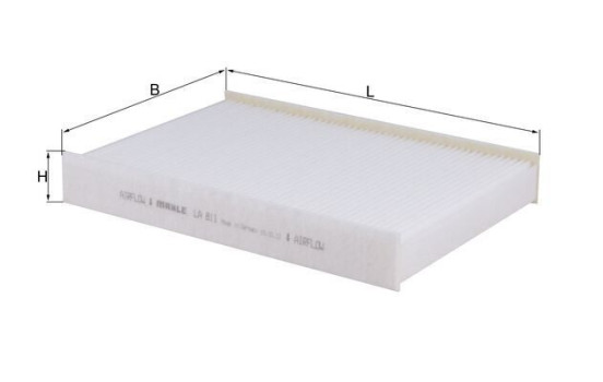 Filter, interior air LA 811 Mahle