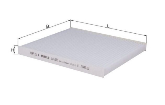 Filter, interior air LA 832 Mahle