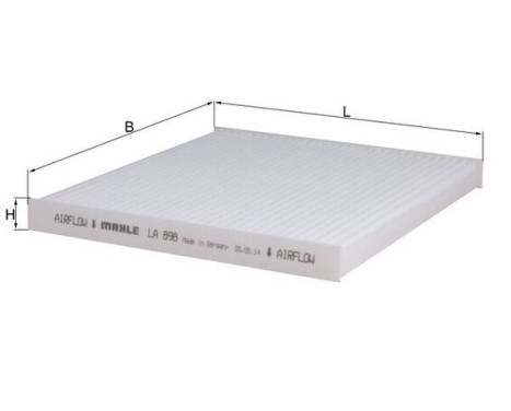 Filter, interior air LA 898 Mahle