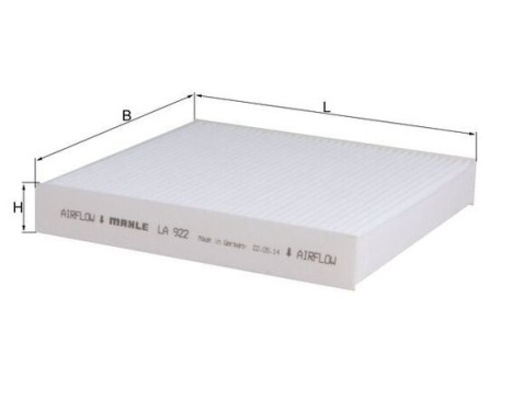 Filter, interior air LA 922 Mahle