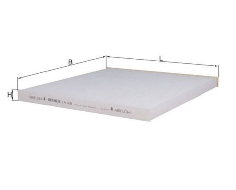 Filter, interior air LA 931 Mahle