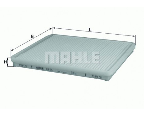 Filter, interior air LA 95 Mahle