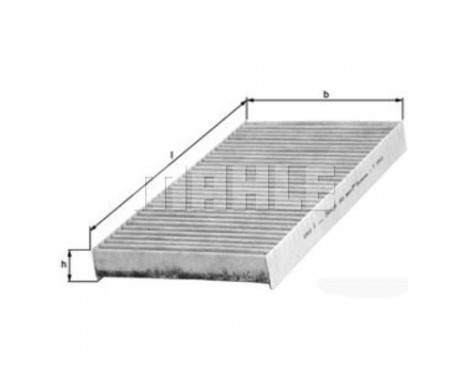 Filter, interior air LAK 107 Mahle
