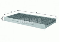 Filter, interior air LAK 117 Mahle