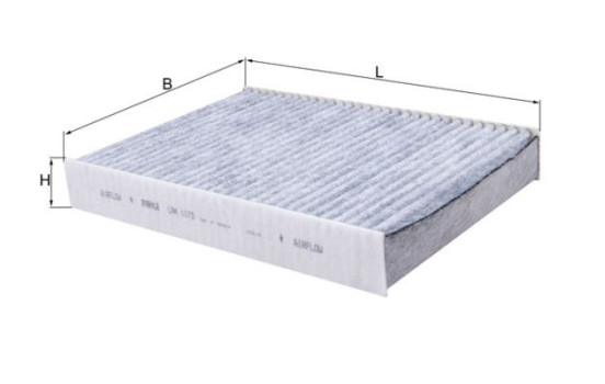Filter, interior air LAK 1173 Mahle