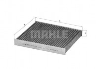 Filter, interior air LAK 120 Mahle