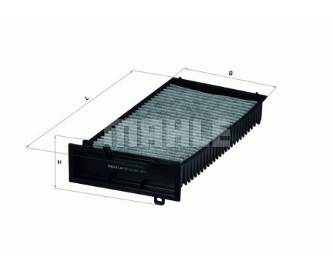 Filter, interior air LAK 127 Mahle