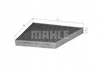 Filter, interior air LAK 156 Mahle