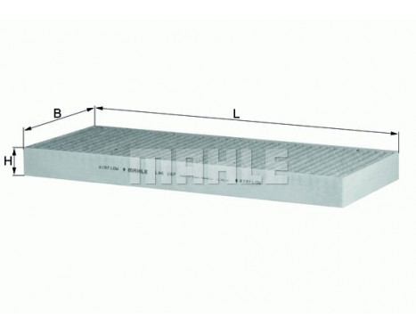 Filter, interior air LAK 167 Mahle