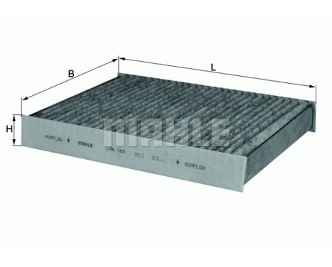 Filter, interior air LAK 169 Mahle