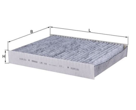 Filter, interior air LAK 169 Mahle, Image 2