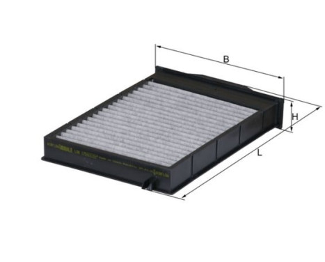 Filter, interior air LAK 175 Mahle, Image 2