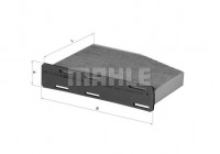 Filter, interior air LAK 181 Mahle
