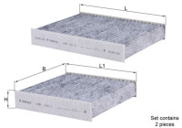 Filter, interior air LAK 191/S Mahle