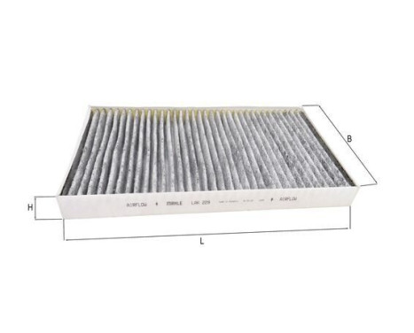 Filter, interior air LAK 229 Mahle, Image 3