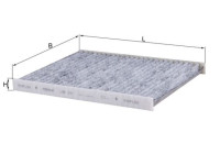 Filter, interior air LAK 241 Mahle