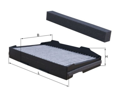 Filter, interior air LAK 255 Mahle, Image 2