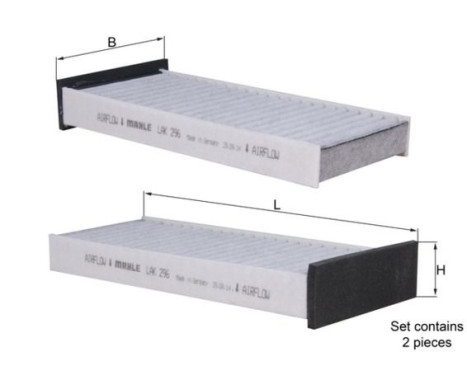 Filter, interior air LAK 296/S Mahle