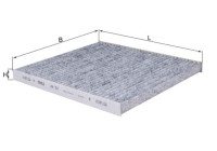 Filter, interior air LAK 301 Mahle