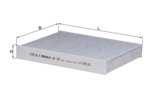 Filter, interior air LAK 345 Mahle, Image 2
