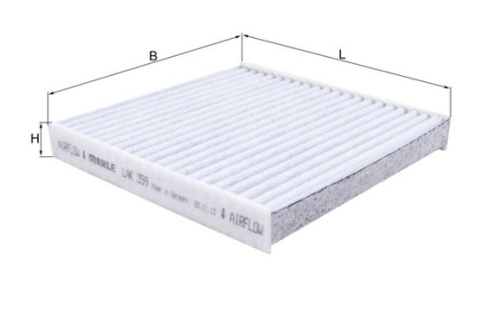 Filter, interior air LAK 359 Mahle