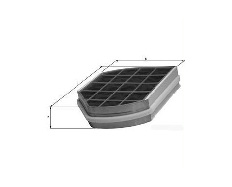 Filter, interior air LAK 37 Mahle