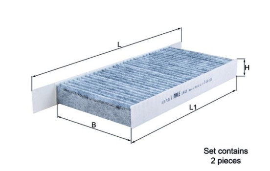 Filter, interior air LAK 426/S Mahle