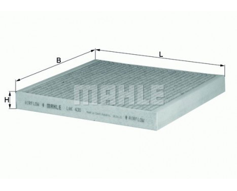 Filter, interior air LAK 430 Mahle