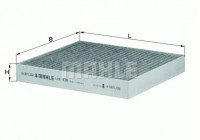 Filter, interior air LAK 436 Mahle