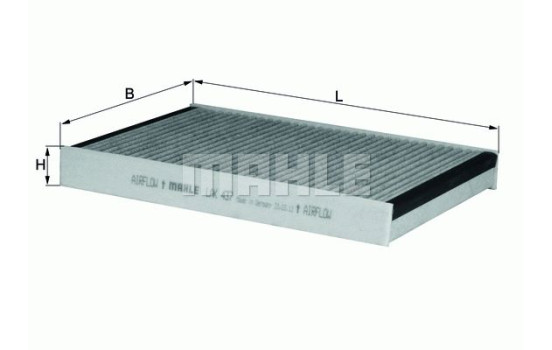 Filter, interior air LAK 437 Mahle