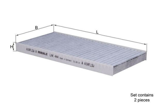 Filter, interior air LAK 444/S Mahle