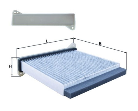 Filter, interior air LAK 485 Mahle, Image 2