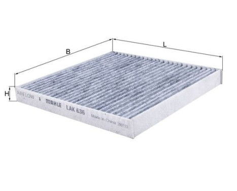 Filter, interior air LAK 636 Mahle