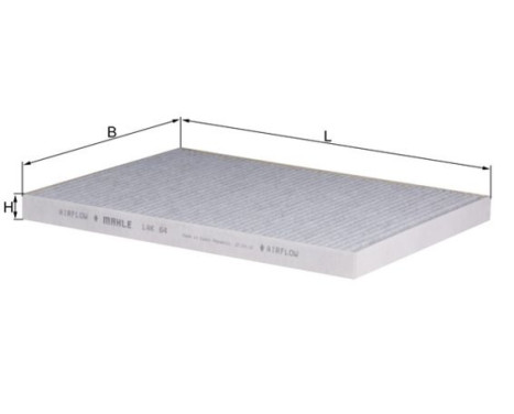 Filter, interior air LAK 64 Mahle, Image 2