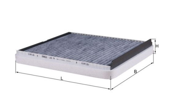 Filter, interior air LAK 74 Mahle, Image 2