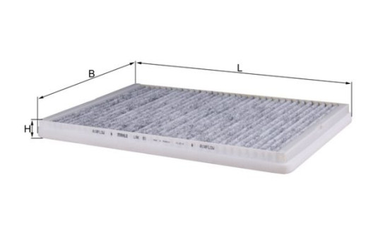 Filter, interior air LAK 81 Mahle, Image 2