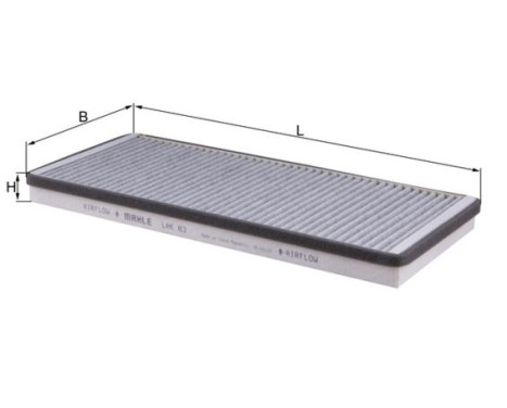 Filter, interior air LAK 83 Mahle, Image 2