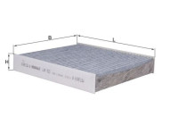 Filter, interior air LAK 923 Mahle