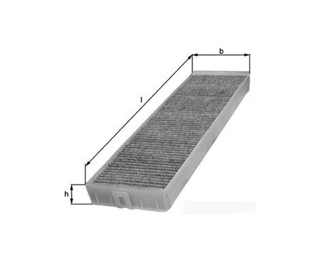 Filter, interior air LAK 93 Mahle