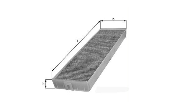 Filter, interior air LAK 93 Mahle