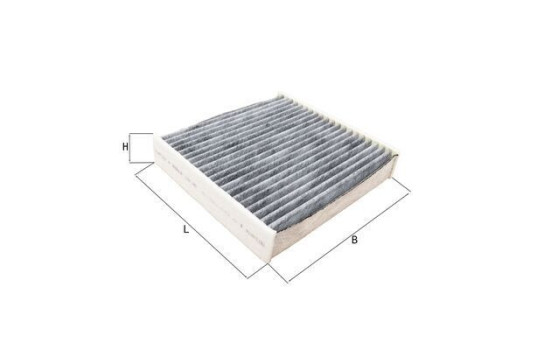 Filter, interior air LAK 96 Mahle, Image 4