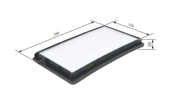 Filter, interior air M2002 Bosch, Image 5