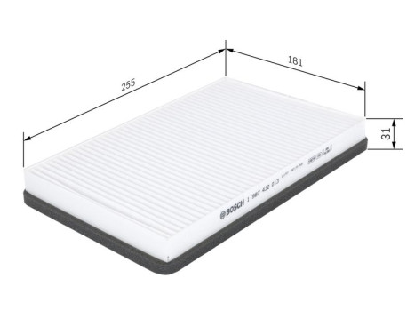 Filter, interior air M2013 Bosch, Image 9
