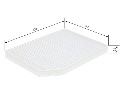 Filter, interior air M2027 Bosch, Image 9