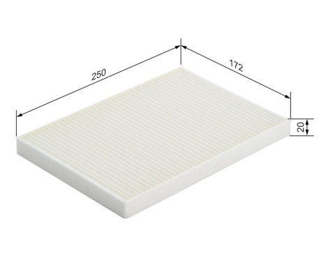 Filter, interior air M2055 Bosch, Image 5