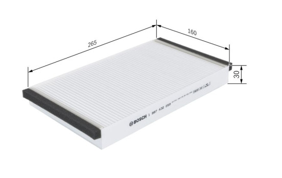 Filter, interior air M2059 Bosch, Image 5