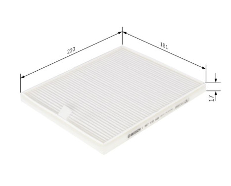 Filter, interior air M2066 Bosch, Image 8